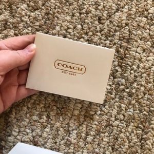 Sparkle gold Coach small compact mirror